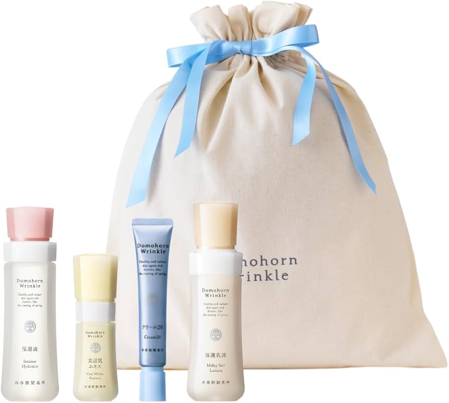 Domohorn Wrinkle 保湿液&保湿乳液セット 基本4点 (特典付) – Domohorn Wrinkle Global